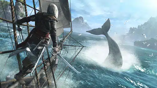 Assassin’s Creed 4 Black Flag leva o jogador para os oceanos mais perigosos do planeta. (Foto: Internet)