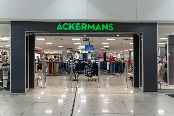 Loja Ackermans em um shopping