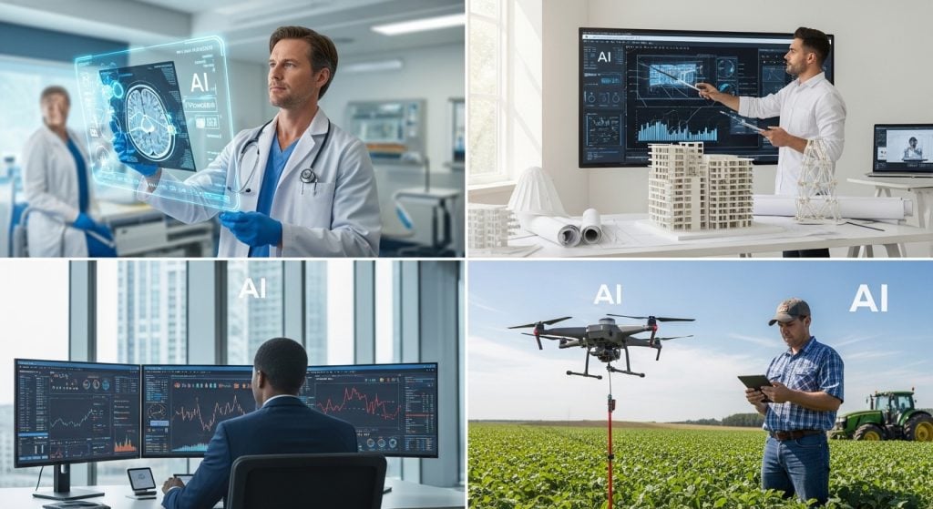 Como a Inteligência Artificial Tem Ajudado Profissionais em Diferentes Áreas de Trabalho