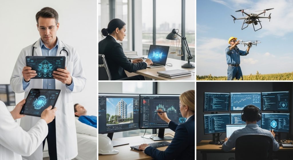 Como a Inteligência Artificial Tem Ajudado Profissionais em Diferentes Áreas de Trabalho